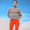 Stoll jacquard feminino de cashmere dolman sweater